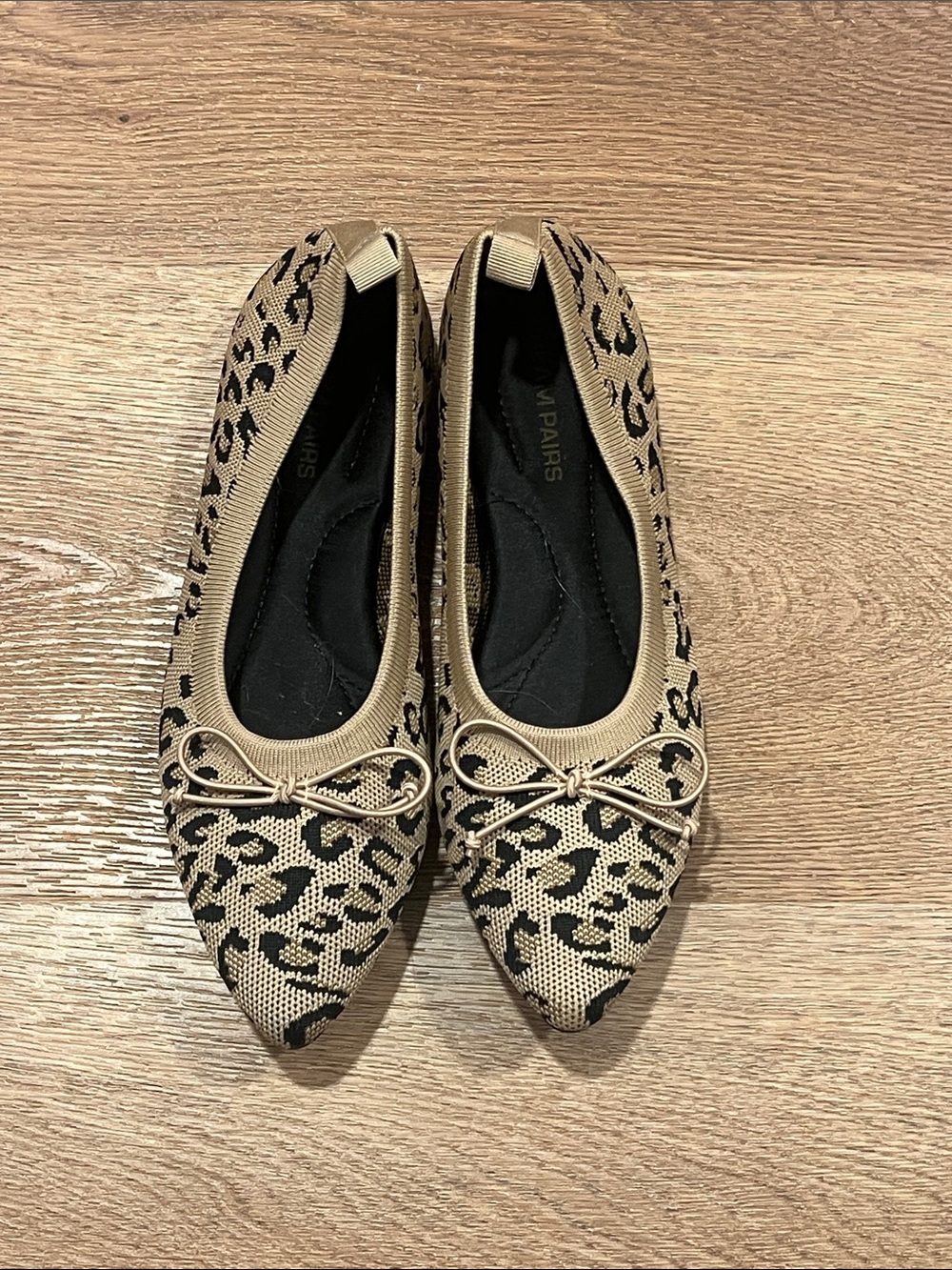 Leopard Print Flats, Size 8.5
